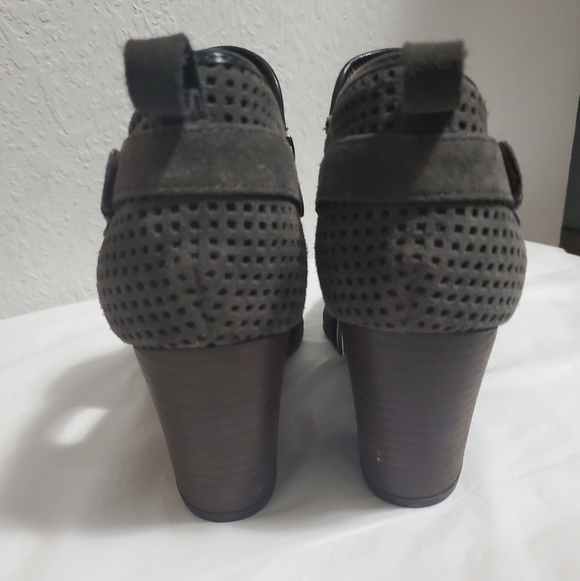 Franko Sarto Dakota Ankle Booties, Grey Size 10 - Picture 5 of 7